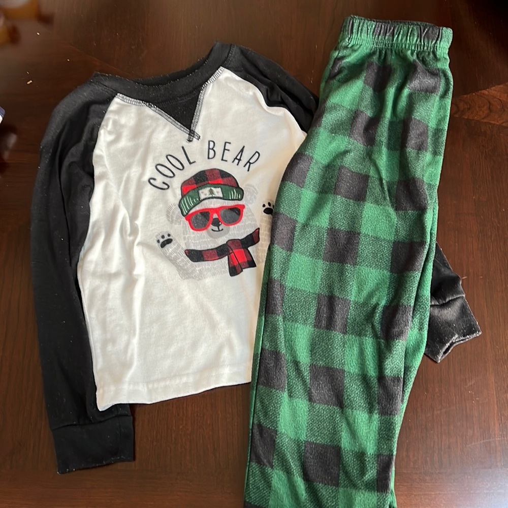 Cuddl Duds 4T Holiday Pj Set